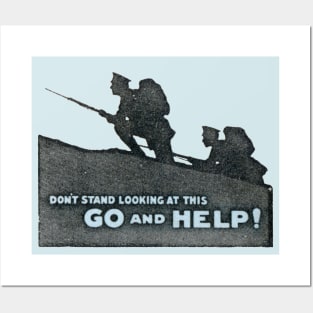 WWI Go and Help Posters and Art